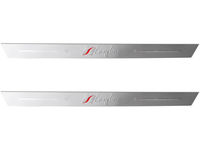 2 aluminium Luxyline door sills