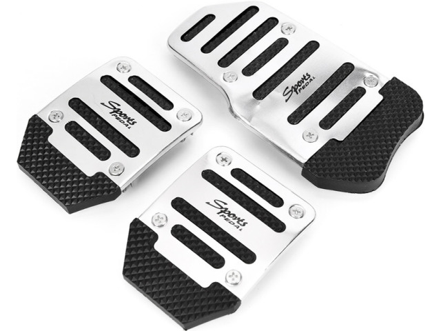 3 steel pedals kit for manual gearbox