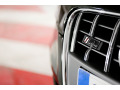 2 aluminium Luxyline plates logo/badge/trademark
