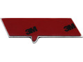 2 aluminium Luxyline plates logo/badge/trademark