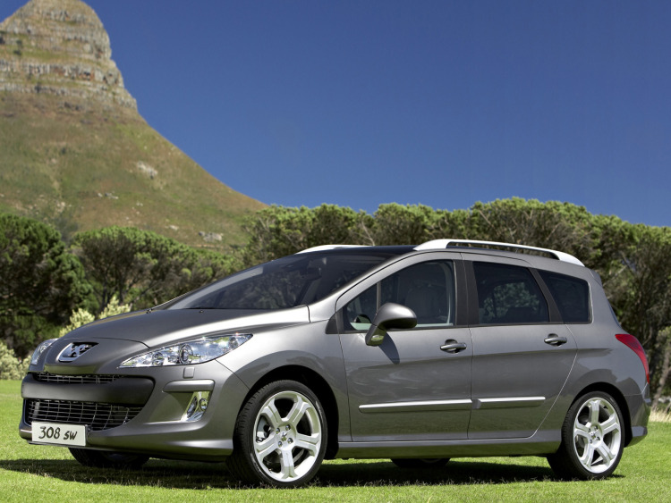 Chrome side protection trim Peugeot 308 SW 08-14