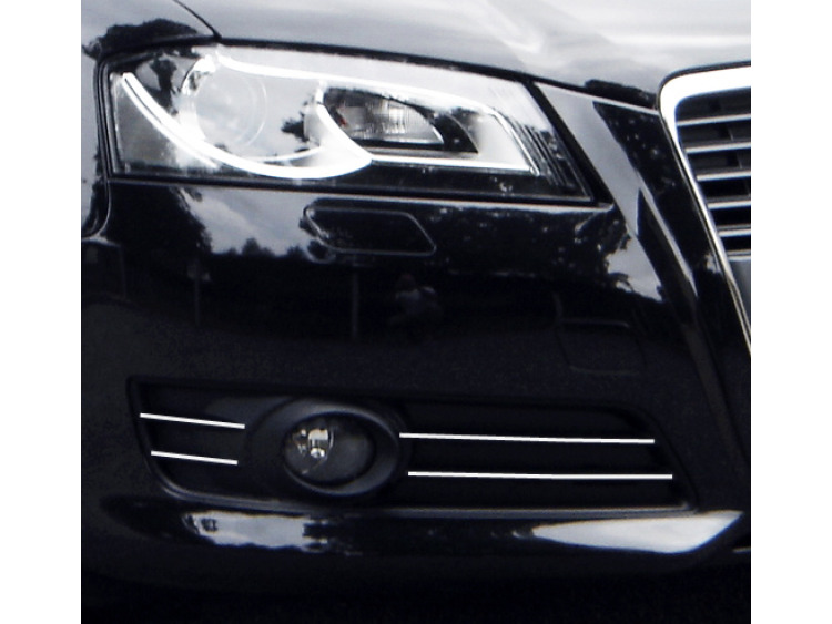 Fog lights chrome trim Audi A3 s&eacute;rie 2 phase 2 08-12 & Audi A3 S&eacute;rie 2 Phase 2 Sportback 08-1
