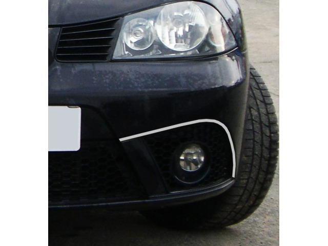 Fog lights chrome trim Seat Ibiza 0108