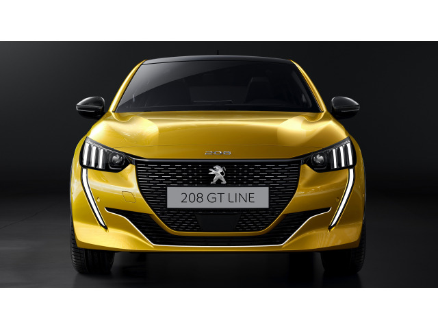 Lower radiator grill chrome trim Peugeot 208 II 1926