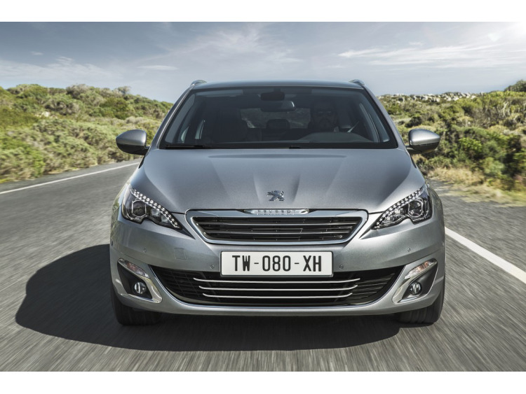 Lower radiator grill chrome trim Peugeot 308 II SW 14-21