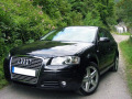 Radiator grill chrome trim compatible with Audi A3 s&eacute;rie 2 03-08 & Audi A3 S&eacute;rie 2 Sportback 04-08 v1