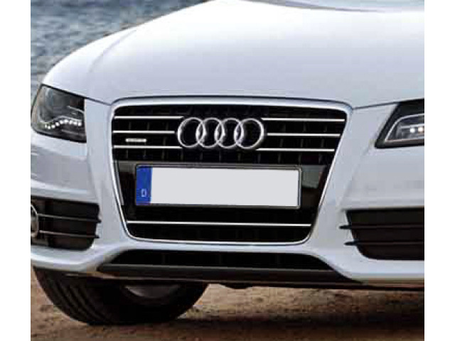 Radiator grill chrome trim compatible with Audi A4 série 3 0711  Audi A4 série 3 avant 0811