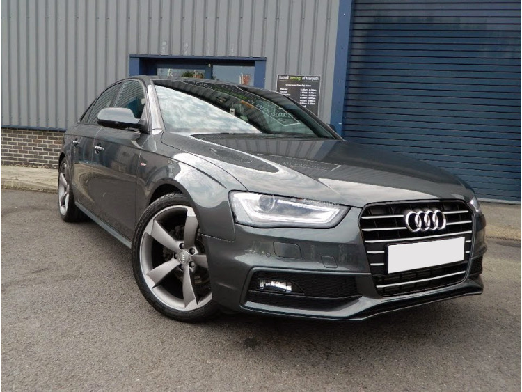 Radiator grill chrome trim compatible with Audi A4 s&eacute;rie 4 15-19