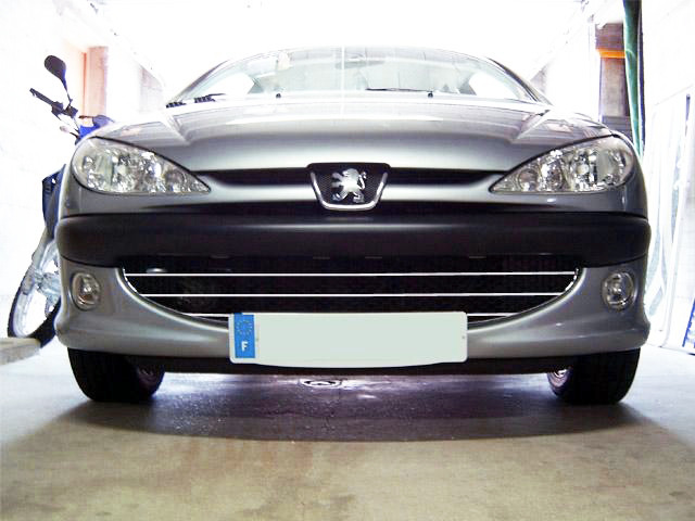 Radiator grill chrome trim compatible with