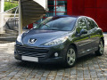 Radiator grill chrome trim compatible with Peugeot 207 06-12 Peugeot 207 CC 07-15 Peugeot 207 SW 07-13