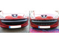 Radiator grill chrome trim compatible with Peugeot 207 06-12 Peugeot 207 CC 07-15 Peugeot 207 SW 07-13