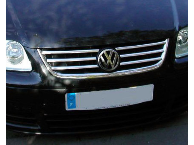 Radiator grill chrome trim compatible with VW Touran 0306