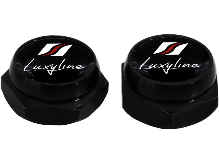Rivet-Covers for Licence Plate Luxyline (black)