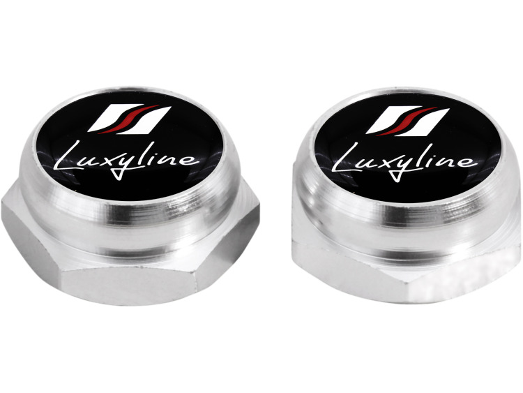 Rivet-Covers for Licence Plate Luxyline (silver)