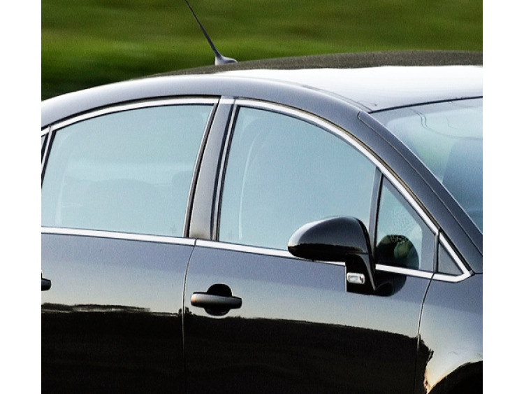 Side windows chrome trim Citro&euml;n C4 Berline