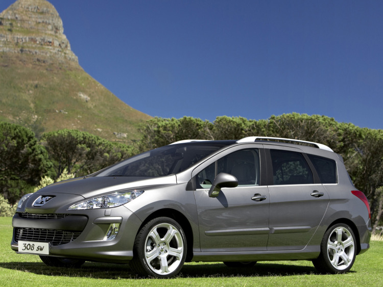 Side windows lower chrome trim Peugeot 308 SW 08-14