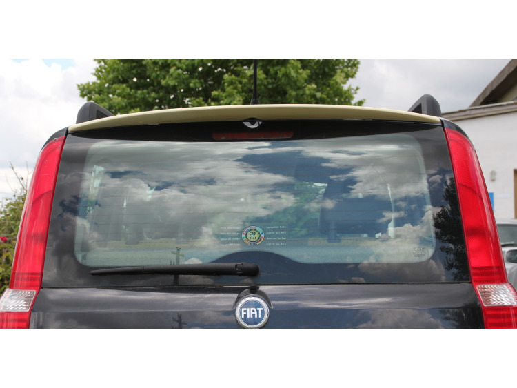 Spoiler / fin Fiat Panda 03-09 Fiat Panda 09-10 Fiat Panda 10-11 v1 primed