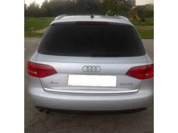 Trunk chrome trim Audi A4 s&eacute;rie 3 avant 08-11