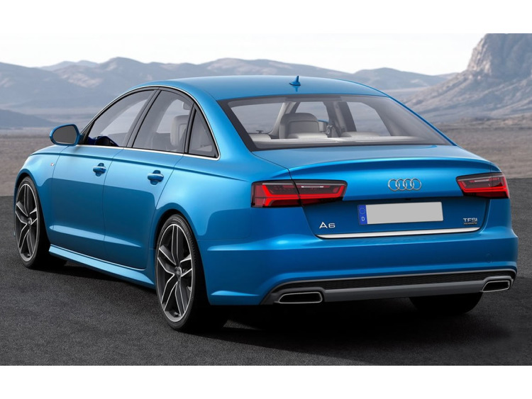 Trunk chrome trim Audi A6 S&eacute;rie 4 Berline 10-15 & Audi A6 S&eacute;rie 4 Phase 2 Berline 14-18