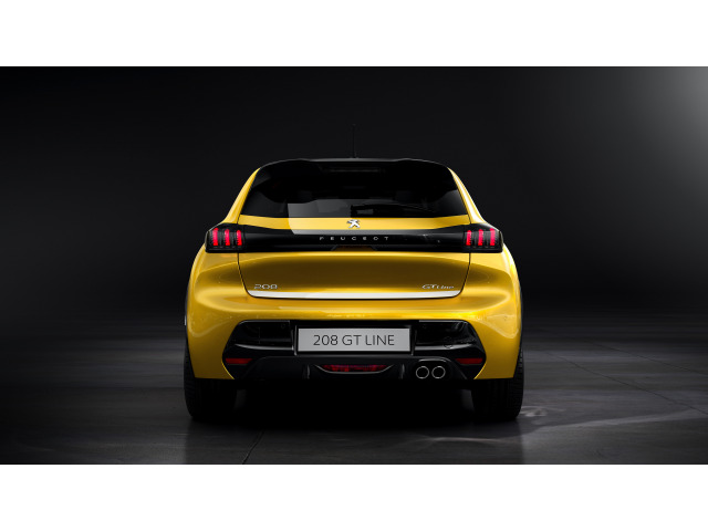 Trunk chrome trim Peugeot 208 II 1926