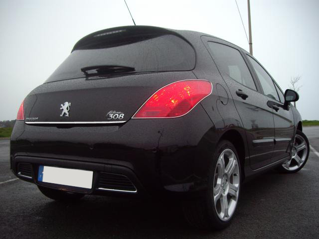 Trunk chrome trim Peugeot 308 0713  Peugeot 308 CC 0915