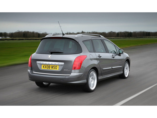 Trunk chrome trim Peugeot 308 SW 0814
