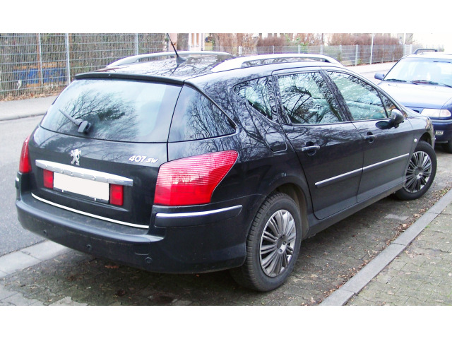 Trunk chrome trim Peugeot 407 SW