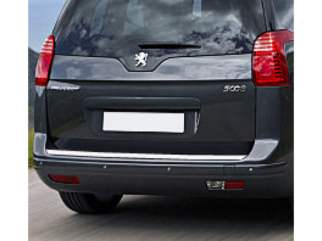 Trunk chrome trim Peugeot 5008 0913  Peugeot 5008 phase 2 1316