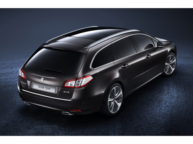 Trunk chrome trim Peugeot 508 SW phase 2