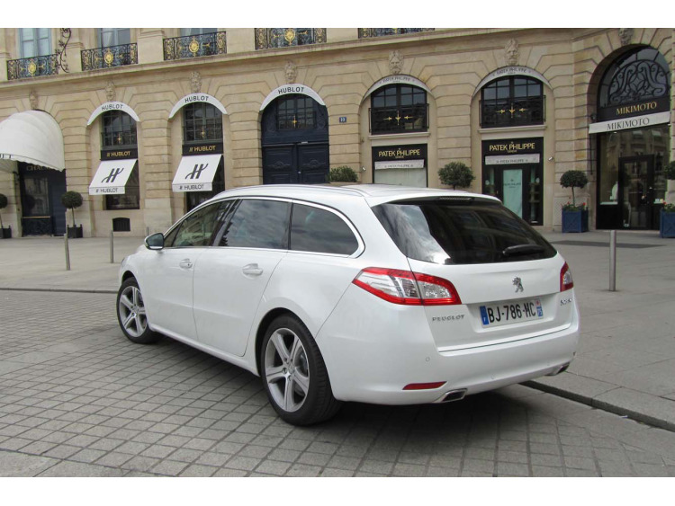 Trunk chrome trim Peugeot 508 SW
