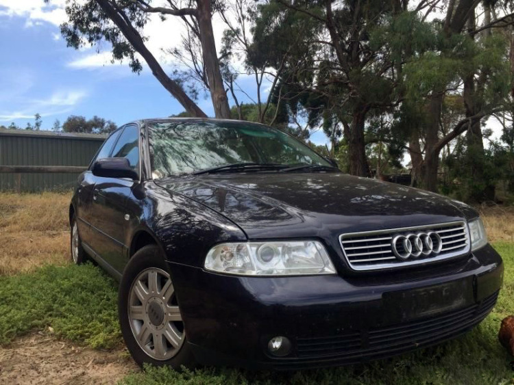 Upper radiator grill chrome trim Audi A4 s&eacute;rie 1 phase 2 99-00