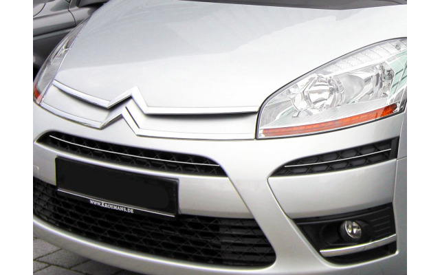 Radiator grill chrome trim compatible with