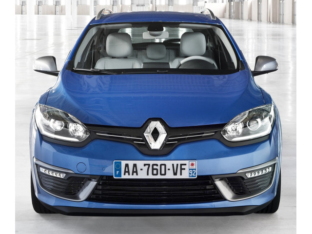 Upper radiator grill chrome trim Renault Mégane III estate 0912