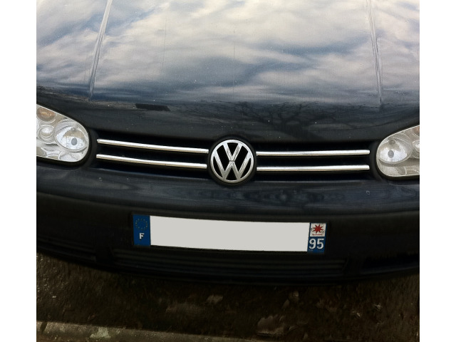 Upper radiator grill chrome trim VW Golf 4