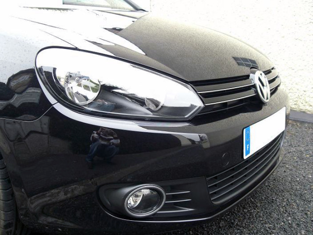Upper radiator grill chrome trim VW Golf 6  VW Golf 6 cabriolet