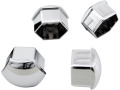 Wheel bolt caps 17mm chrome